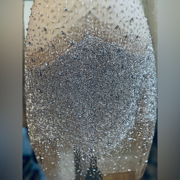 NWT-Jovani Nude dress-Sz 10 style #NM56890 - Picture 8 of 14